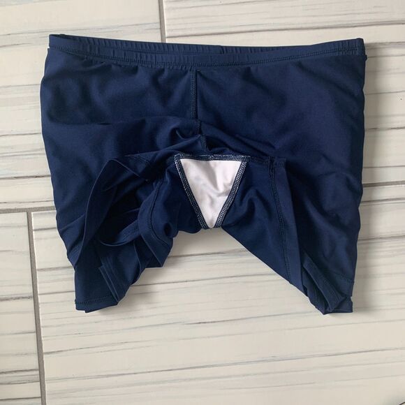 DUC Sports Women's Compete Tennis Skirt Skort Size L Blue White Athleisure - Picture 7 of 10